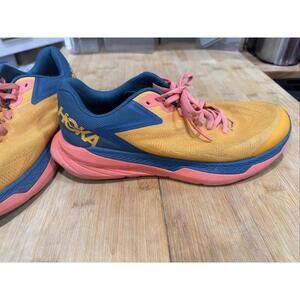 Hoka One One ZINAL Women’s Size 9B Trail Running Shoe Radiant Yellow Camellia *